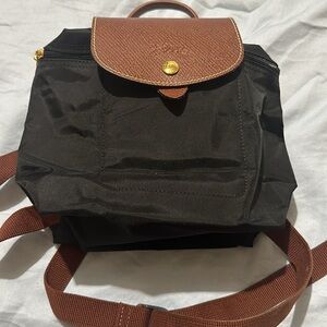 Brand New Mini Longchamp Le Pliage Nylon Canvas Backpack